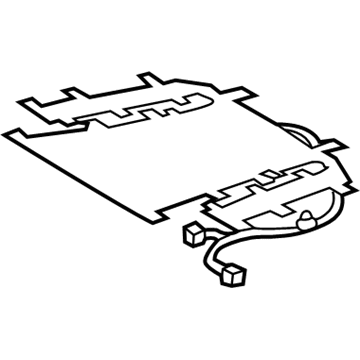 Toyota 87510-06091 Heater Assembly, Seat