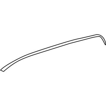Toyota 75552-04070 MOULDING, Roof Drip