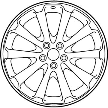 Toyota 42611-0T021 Wheel, Alloy