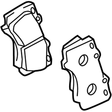 Toyota 04465-04090 Front Pads