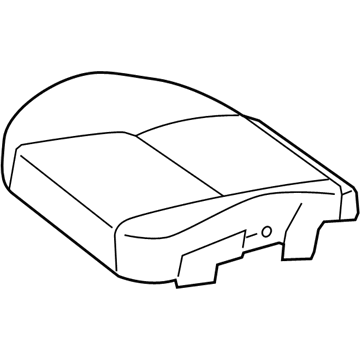 Toyota 71071-21460-B1 Front Seat Cushion Cover, Right(For Separate Type)