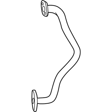 Toyota 25612-20020 Pipe Sub-Assembly, EGR