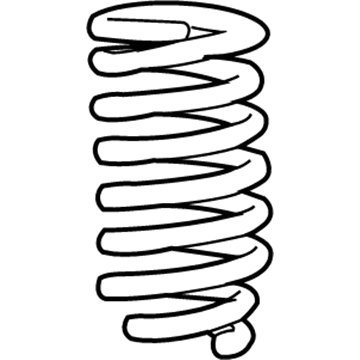 Toyota 48131-0C092 Spring, Coil, Front
