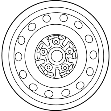 Toyota 42611-08010 Spare Wheel