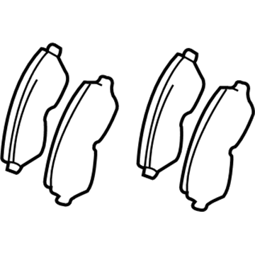 Toyota 04465-04040 Front Pads