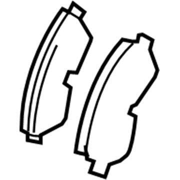 Toyota 04465-04080 Front Pads