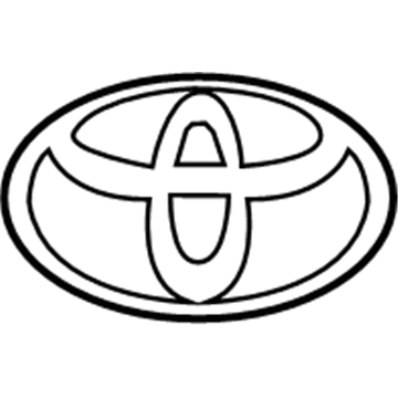 Toyota 53141-42020 Radiator Grille Emblem(Or Front Panel)