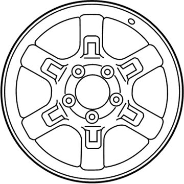 Toyota 42611-0C220 Wheel, Disc
