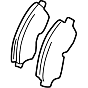 Toyota 04465-42130 Front Pads