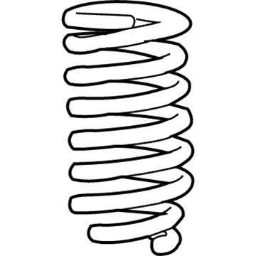 Toyota 48132-0C061 Spring, Coil, Front LH
