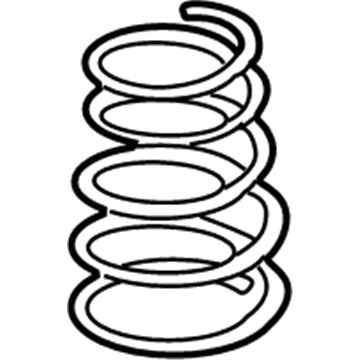 Toyota 48231-33160 Spring, Coil, Rear