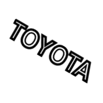 Toyota 75446-52050 Nameplate