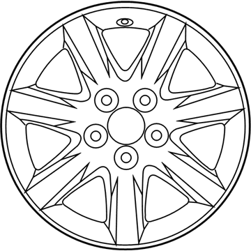 Toyota 42611-AC081 Wheel, Alloy