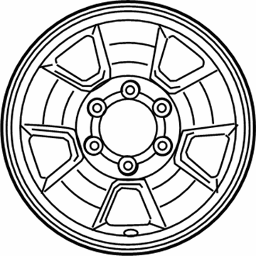 Toyota 42611-AD041 Wheel, Alloy