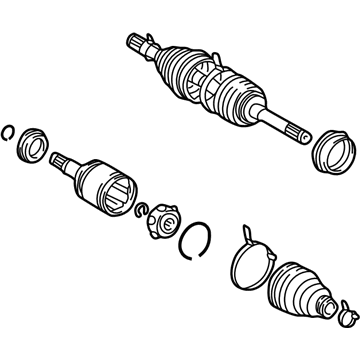 Toyota 43430-60040 Axle Assembly