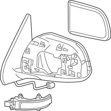 Toyota 87940-04240 Mirror Assembly