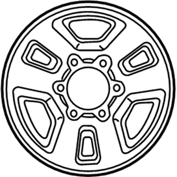 Toyota 42611-04041 Wheel, Alloy
