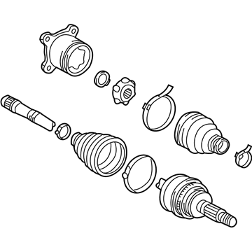 Toyota 42340-08010 Axle Shaft Assembly
