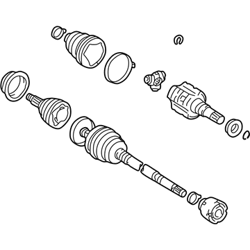 Toyota 43410-02091 Axle Assembly