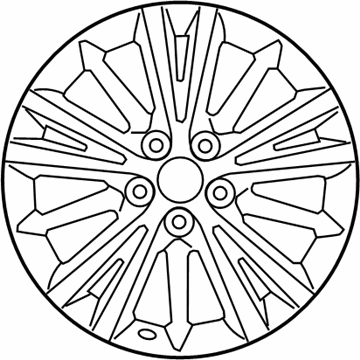 Toyota 42611-02N10 Rim, Wheel