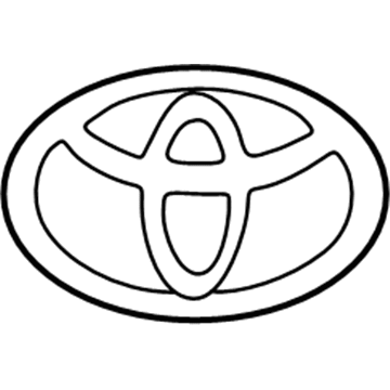 Toyota 75431-12050 Emblem