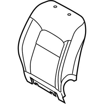 Toyota 71074-60A02-B2 Seat Back Cover