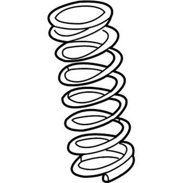 Toyota 48131-04120 Spring, Front Coil, LH