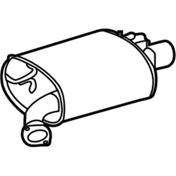 Toyota 17430-F0091 Exhaust Tail Pipe Assembly