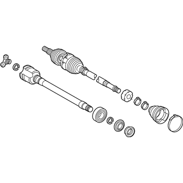 Toyota 43420-06A70 Axle Assembly