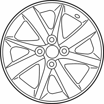 Toyota 42611-52A20 Wheel, Alloy