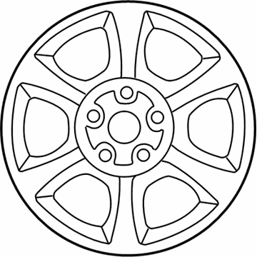 Toyota 42611-AE021 Wheel, Spare
