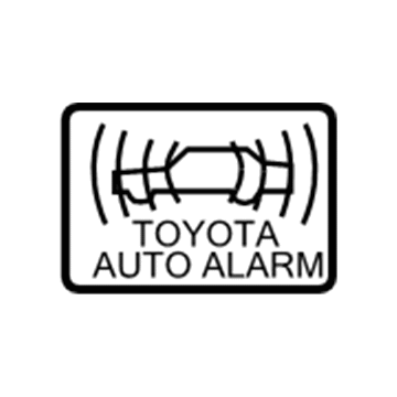 Toyota 74515-06010 Antitheft Label