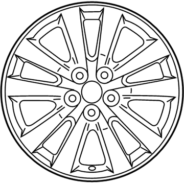Toyota 42611-12C00 Wheel, Alloy