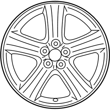 Toyota 42611-02A20 Wheel, Alloy
