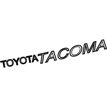 Toyota 75473-04030-C0 Nameplate