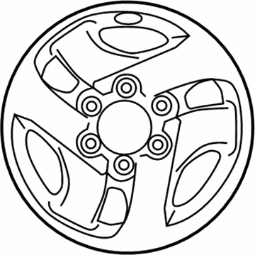 Toyota 42611-AF011 Wheel, Alloy