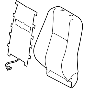 Toyota 71073-0ZB00-B2 Seat Back Cover