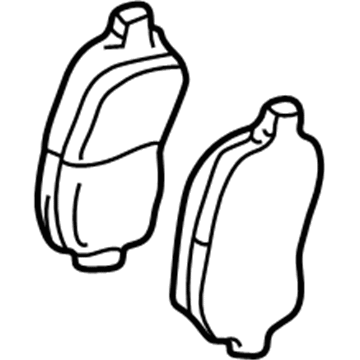 Toyota 04465-33121 Front Pads