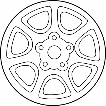 Toyota 42611-06130 Rim, Wheel
