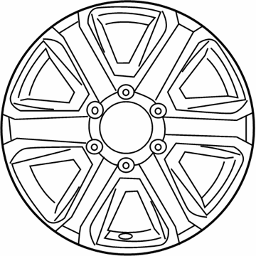 Toyota 42611-04180 Wheel, Alloy