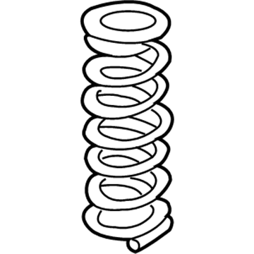 Toyota 48131-04010 Spring, Front Coil, RH