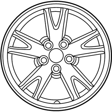 Toyota 42611-47101 Wheel, Alloy