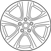 OEM Toyota RAV4 Wheel, Alloy - 42611-0R290