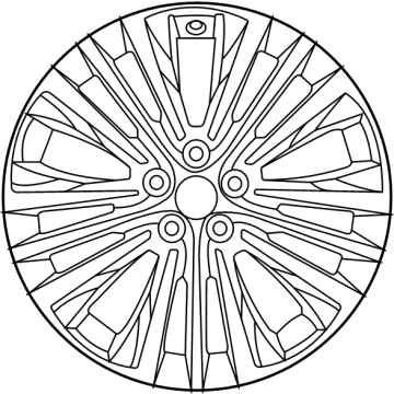 OEM Toyota Venza Wheel, Alloy - 4261A-48290
