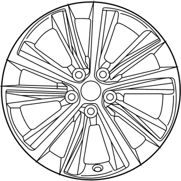 OEM Toyota Venza Wheel, Alloy - 42611-48B50