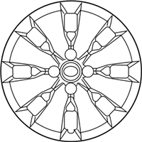 OEM Toyota Yaris Wheel Cover - 42602-0D210