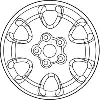 OEM Toyota RAV4 Wheel, Alloy - 42611-42020