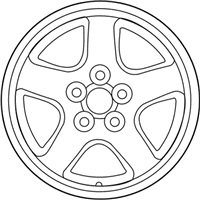 OEM Toyota RAV4 Wheel, Alloy - 42611-42070