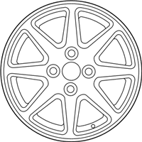 OEM Toyota Prius Wheel, Alloy - 42611-47030