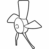 OEM Scion tC Fan Blade - 16361-28081